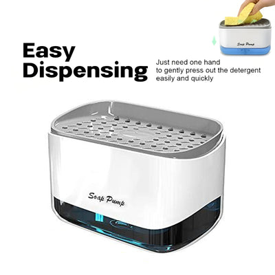 Dishwashing Bundle – Soap Dispenser & Silicone Gloves