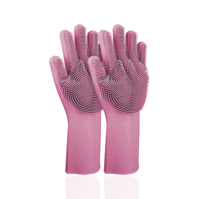 Dishwashing Bundle – Soap Dispenser & Silicone Gloves