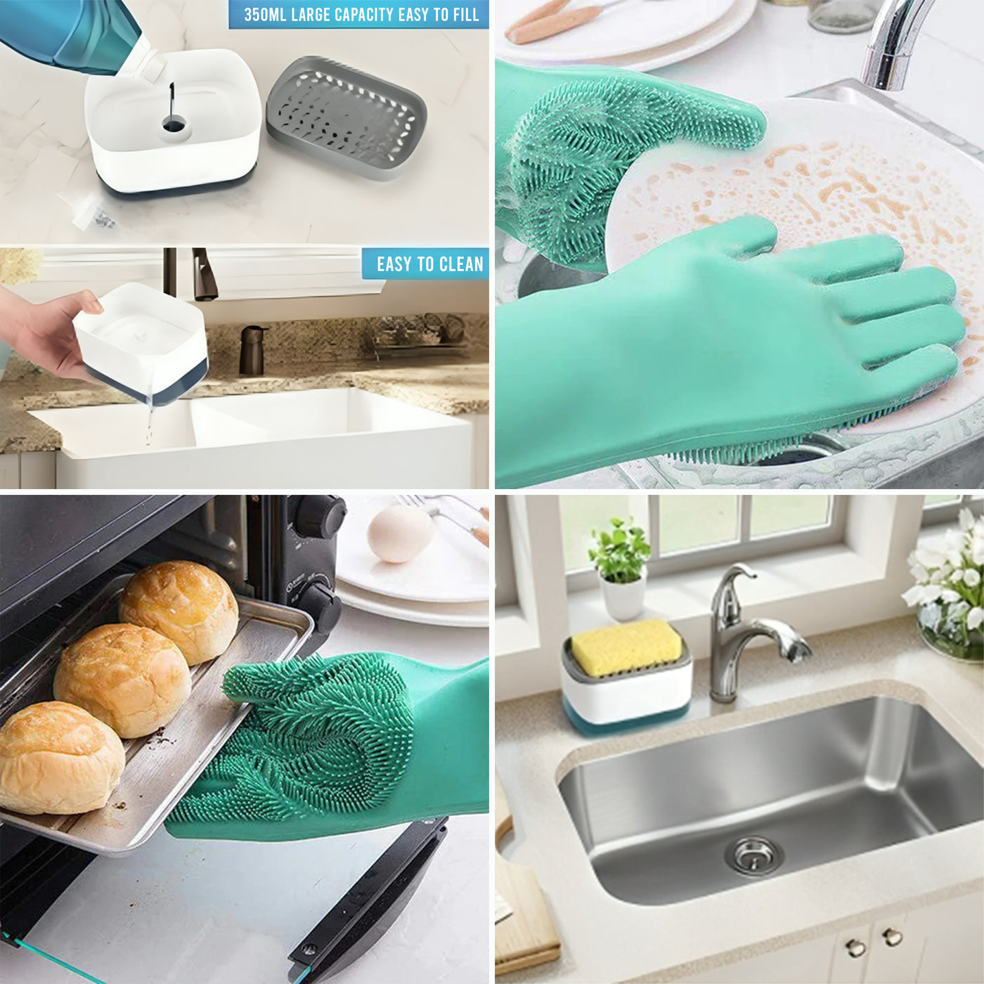 Kitchen Power Pack – Blender, Dispenser, Gloves & More!
