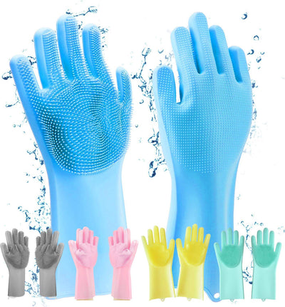 Magic Cleaning Gloves – Heat-Resistant Silicone, 1 Pair