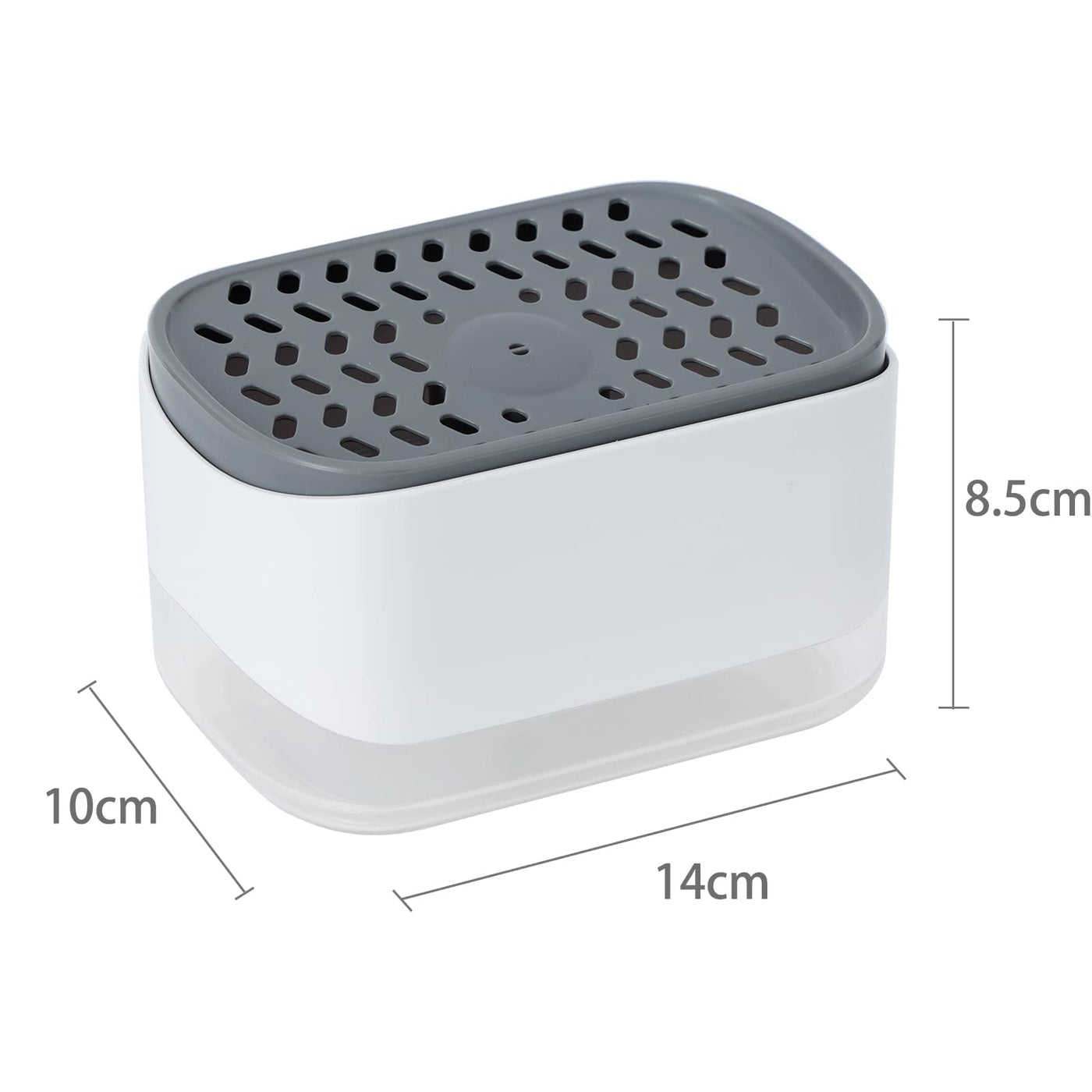 Smart Soap Pump – Refillable 350ml Kitchen Organizer