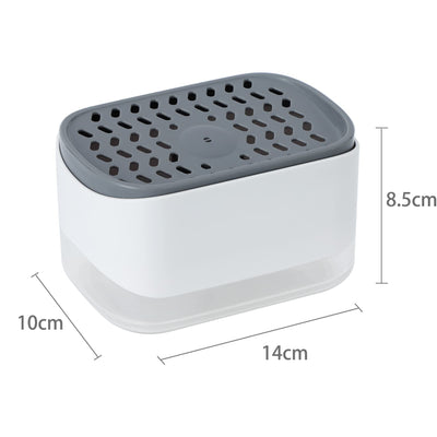Smart Soap Pump – Refillable 350ml Kitchen Organizer