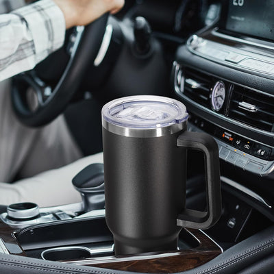 Myrran 40oz Travel Tumbler – Handle, Straw & Leakproof Lid (Multi Colour)