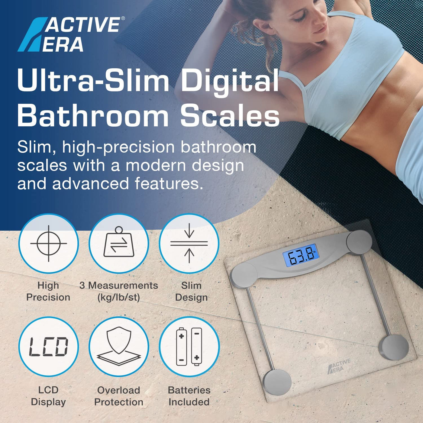 Precision Digital Scale – LCD Display, Home & Gym Use