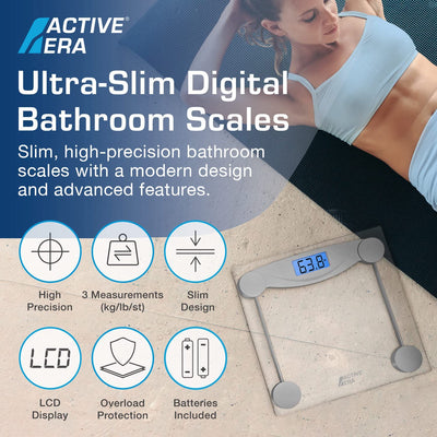 Precision Digital Scale – LCD Display, Home & Gym Use
