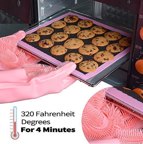 Magic Cleaning Gloves – Heat-Resistant Silicone, 1 Pair