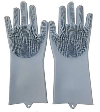 Magic Cleaning Gloves – Heat-Resistant Silicone, 1 Pair