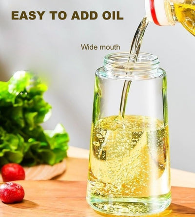 Olive Oil Sprayer & Dispenser – 1Pc 470ml Glass Bottle