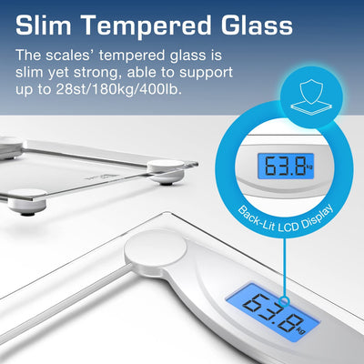 Precision Digital Scale – LCD Display, Home & Gym Use
