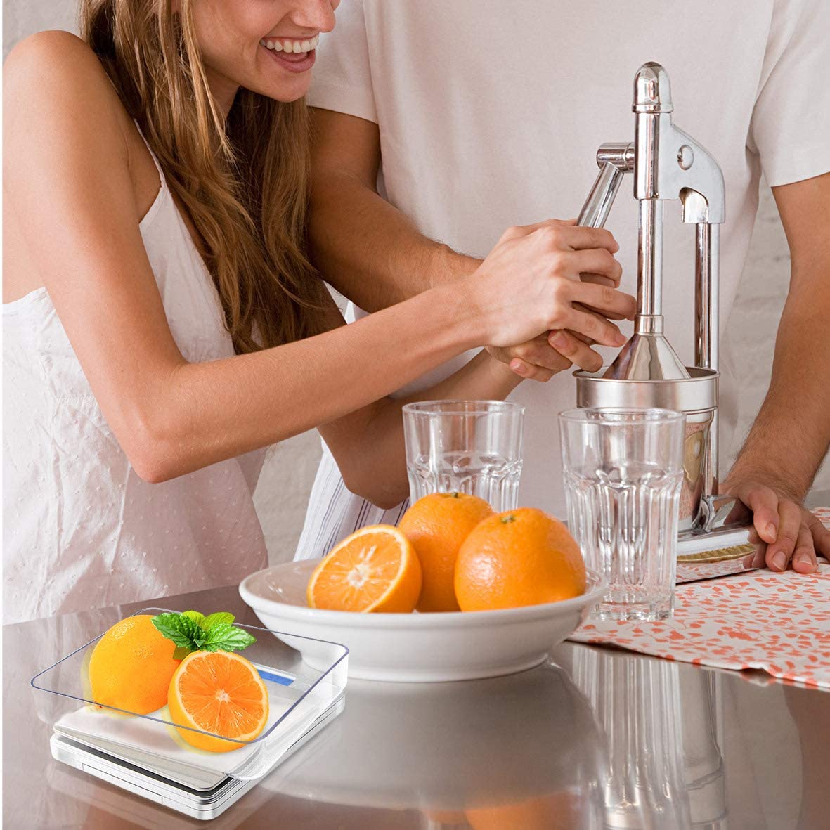 Mini Gram Scale – Portable 500g/0.01g Food & Jewelry Scale
